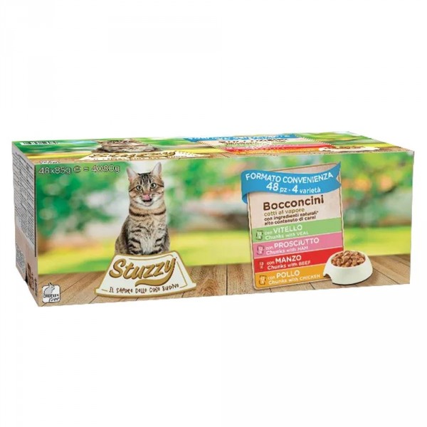 STUZZY CAT BUSTINA MEGAPACK 48X85G STERILIZED