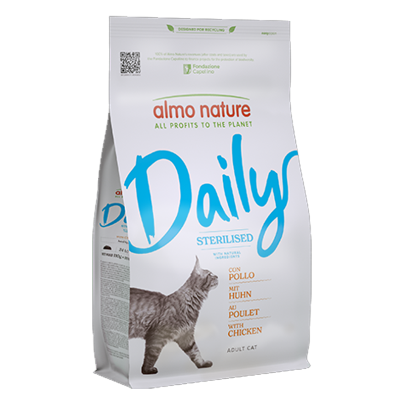 ALMO NATURE CAT DAILY 12KG STERILIZED POLLO