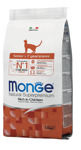 MONGE CAT SENIOR POLLO