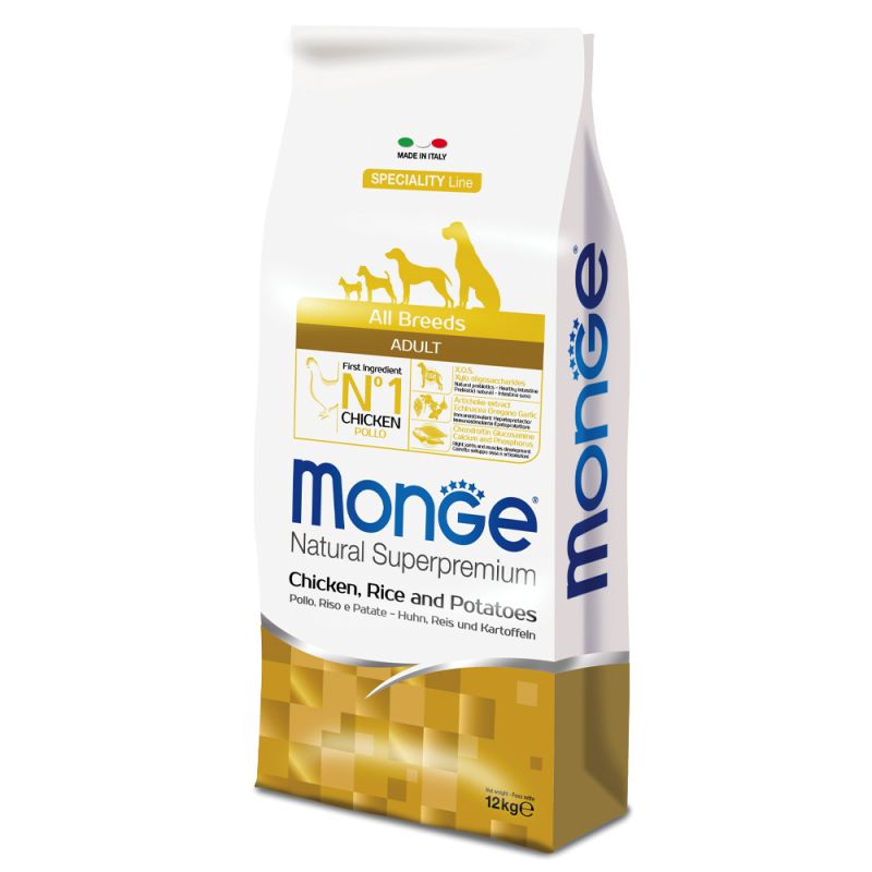 MONGE ALL BREEDS POLLO RISO PATATE