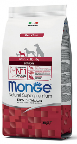 MONGE 3KG SENIOR MINI 