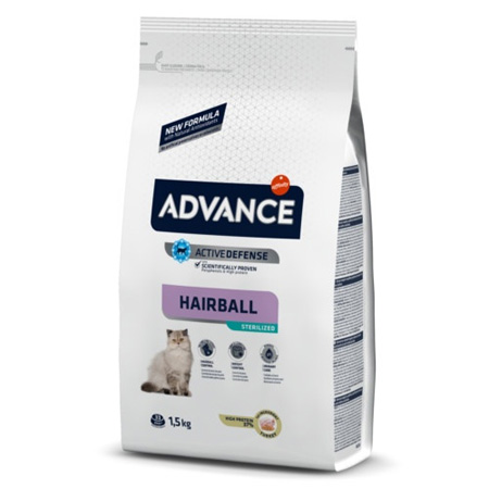 Advance cat 1.5kg hairball sterilized
