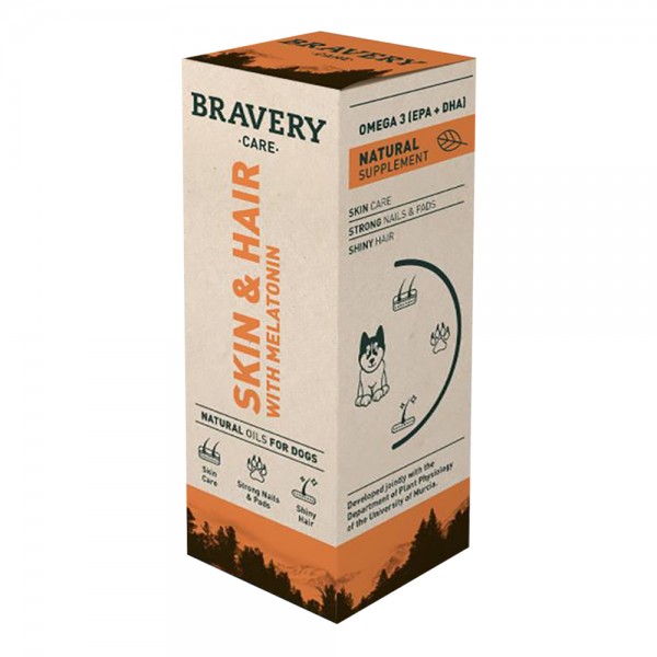 BRAVERY CARE DOG OIL 500ML SKIN HAIR