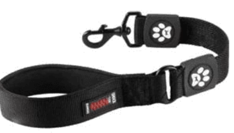 GUINZAGLIO MANIGLIA BUNGEE NERO