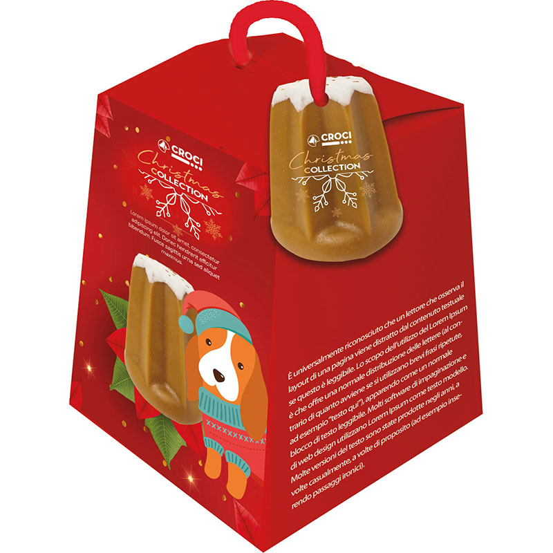 CROCI XMAS SNACK CANE PANDORO 7.5CM 60G