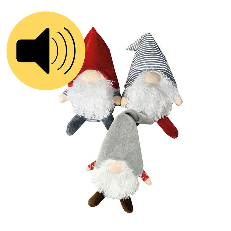 CROCI XMAS GIOCO CANE GNOMIES 24CM