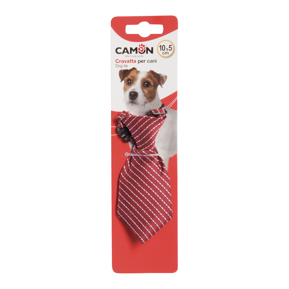 Camon cravattina per cani righe 10x5cm