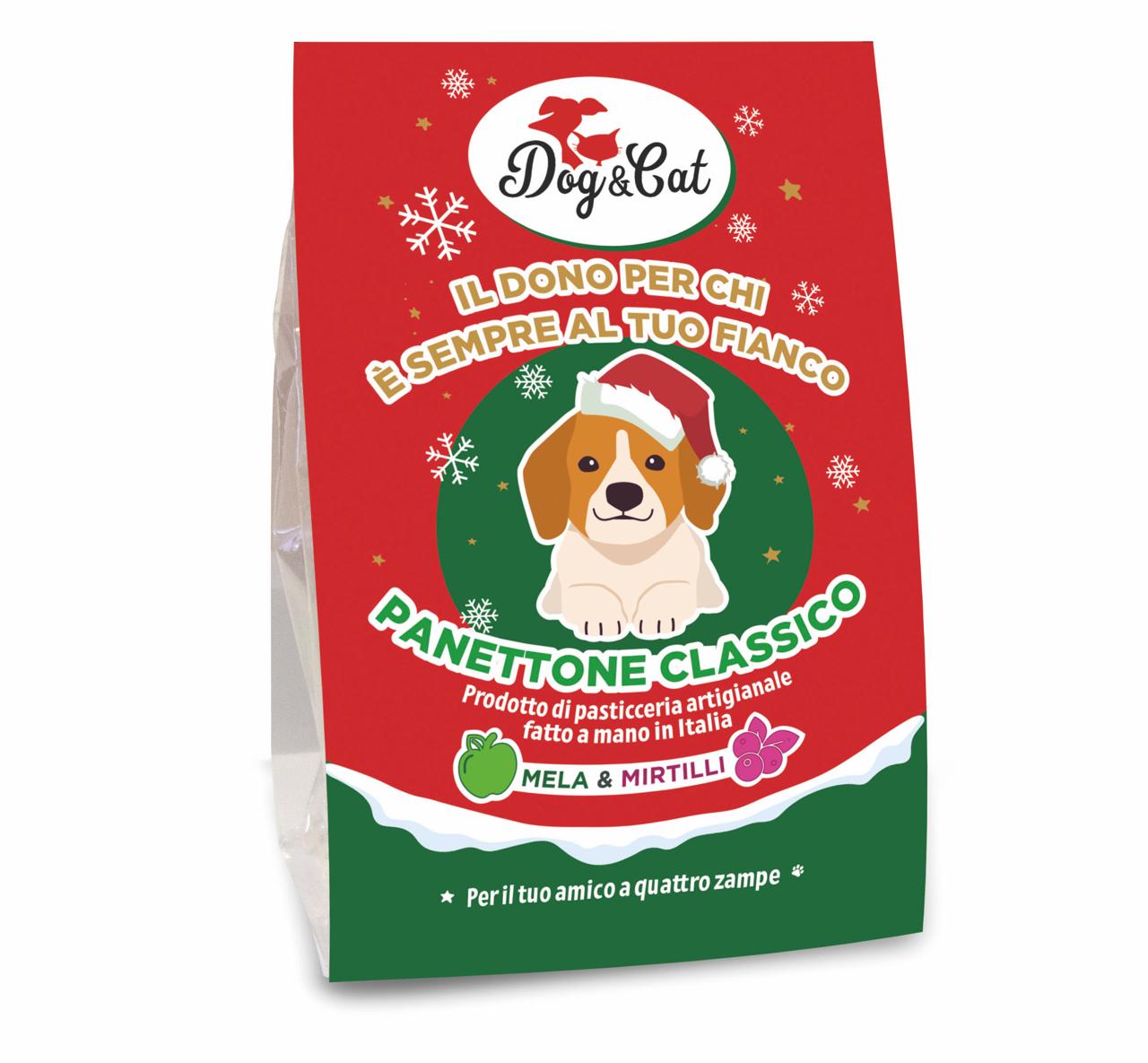 DOGCAT PANETTONE MELA MIRTILLI 100G