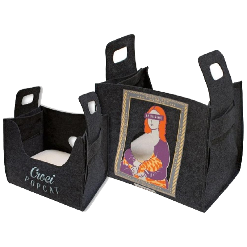 CROCI CUCCETTA POPCAT MONNALISA GREY 35X25