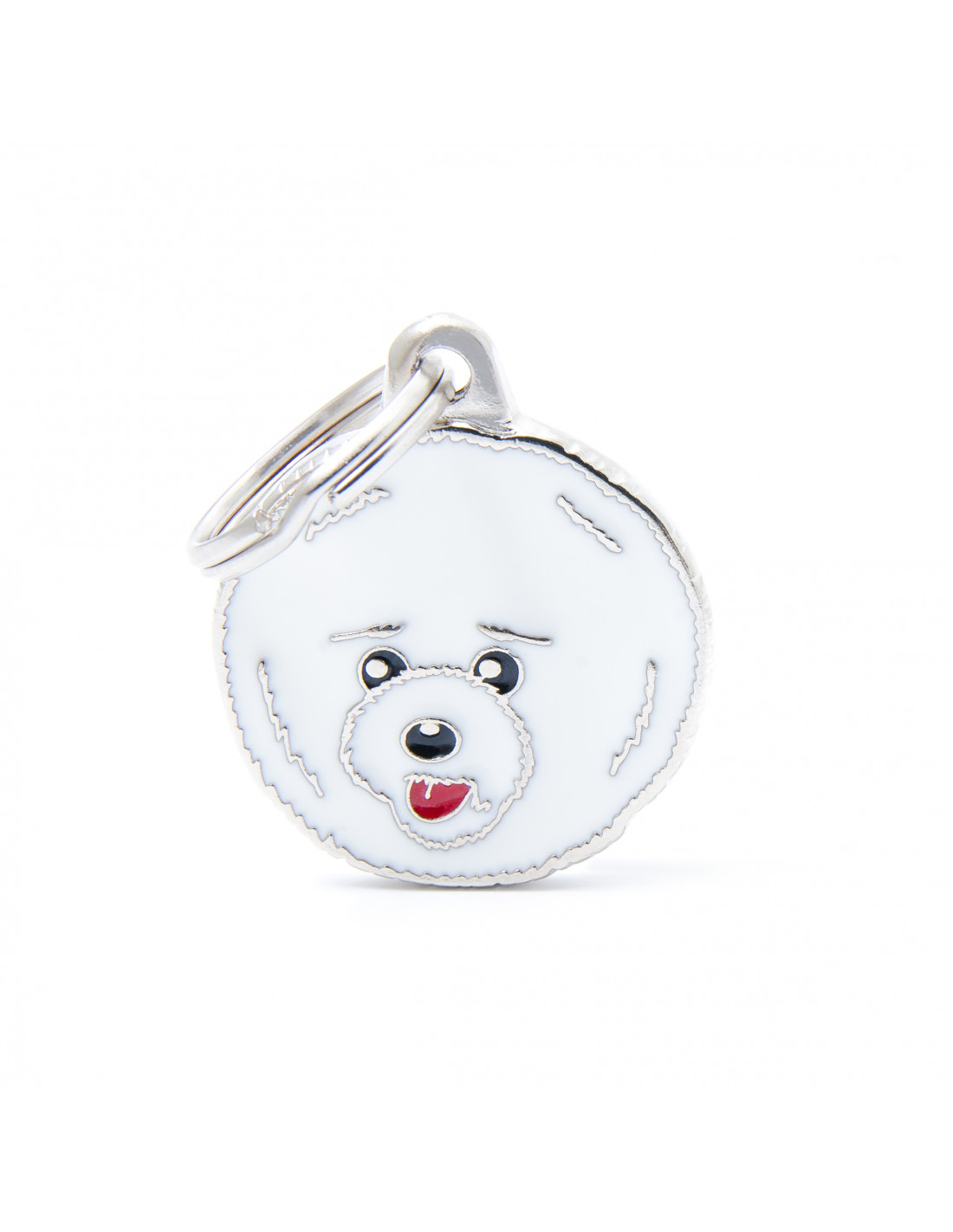 MY FAMILY MEDAGLIETTA FRIENDS BICHON FRISE
