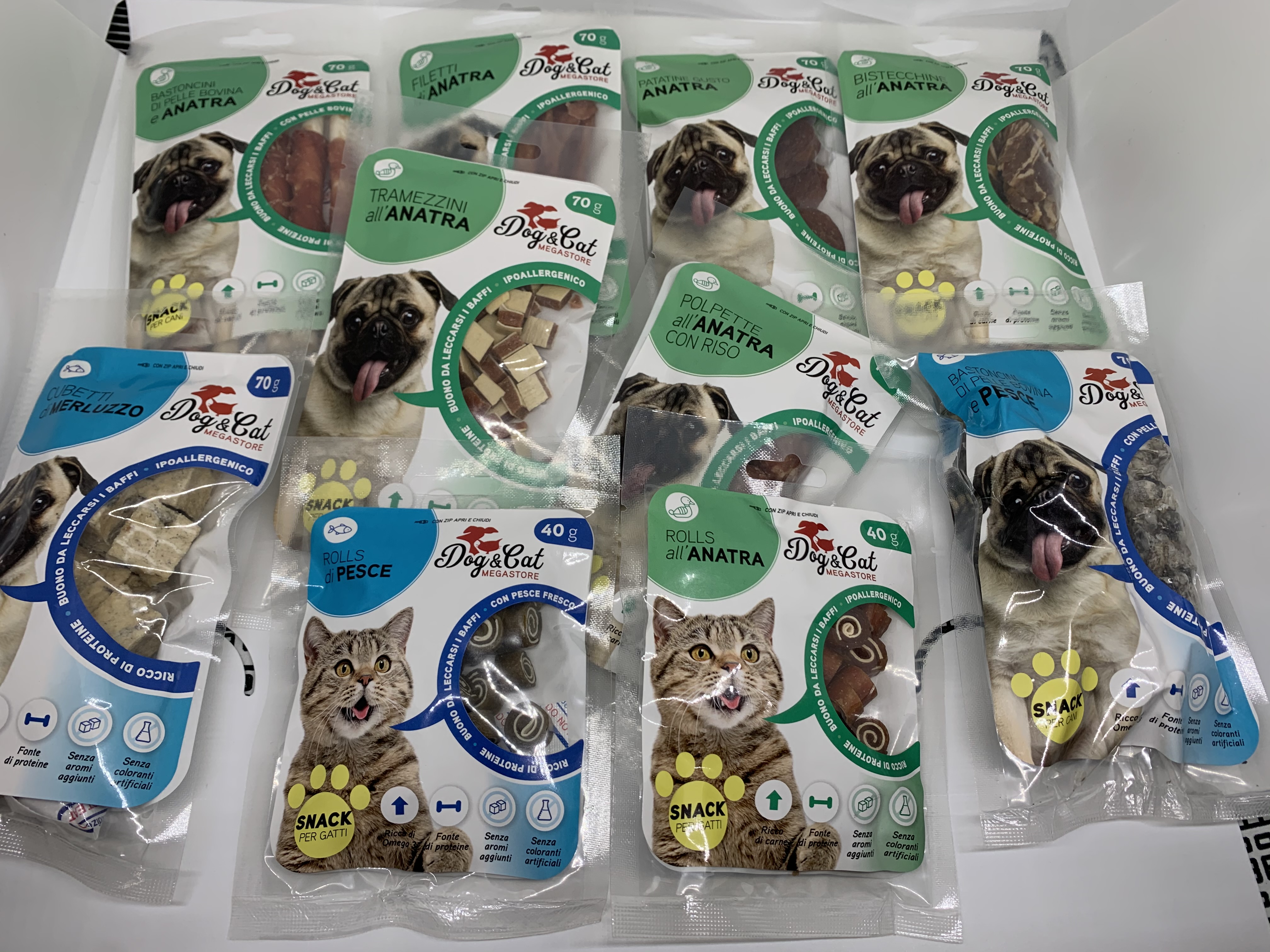 Dogcat snack 70g tramezzini anatra