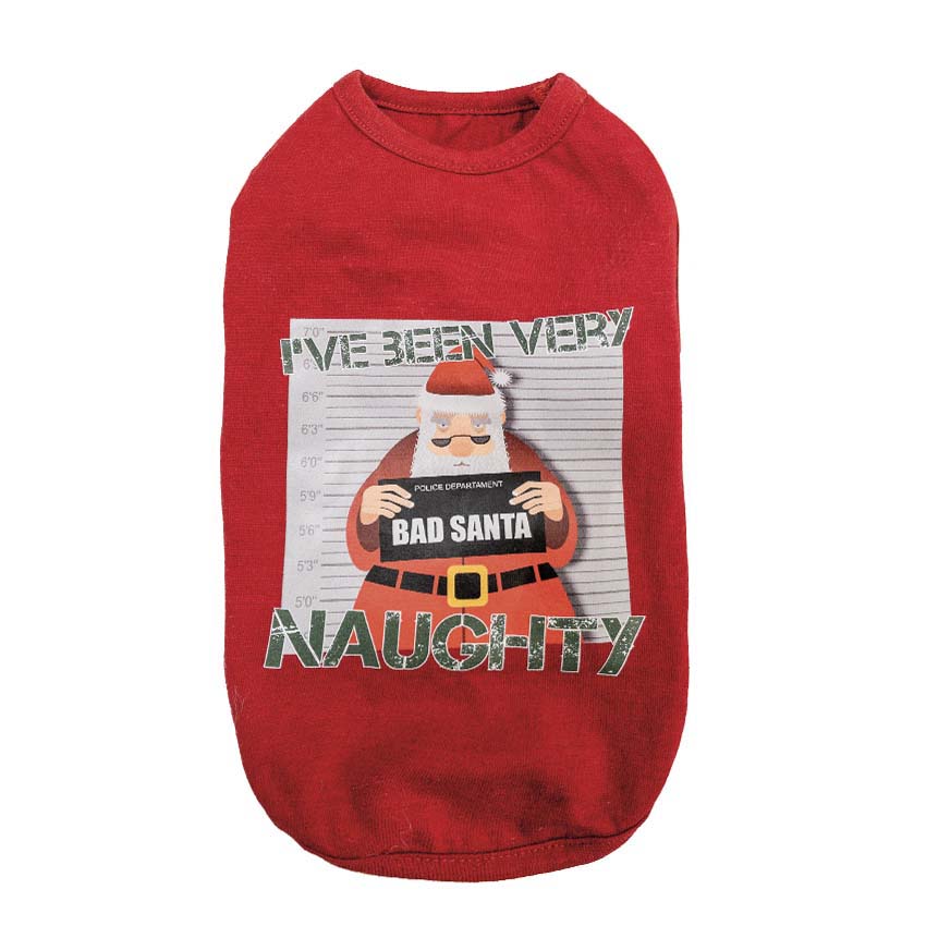 CROCI XMAS SHIRT NAUGHTY SANTA