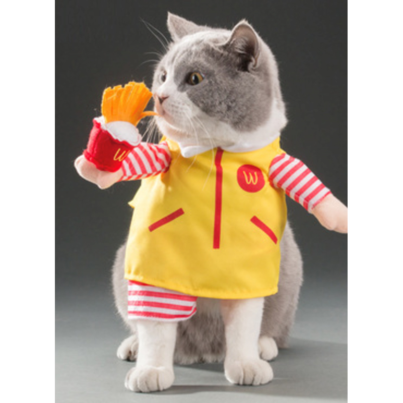 Dog&Cat Pet Dress Carnevale Clowe MCDonald