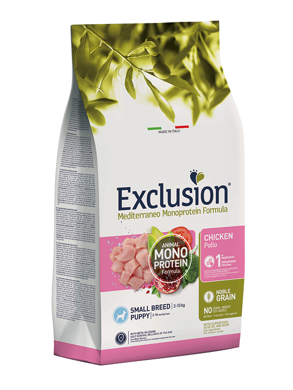 EXCLUSION MEDITERRANEO PUPPY SM POLLO