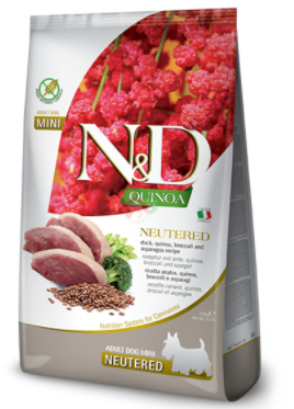 FARMINA ND QUINOA NEUTERED MINI ANATRA